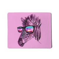 Retro 80s Zebra Shade Mousepad