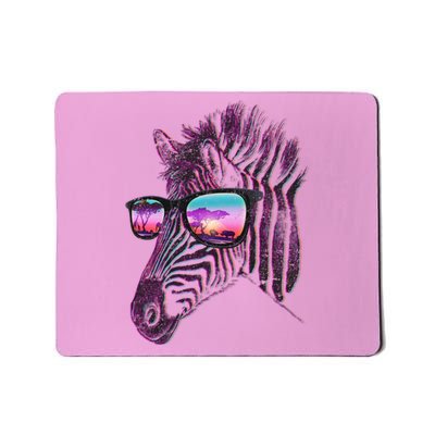 Retro 80s Zebra Shade Mousepad