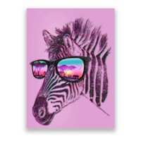 Retro 80s Zebra Shade Poster