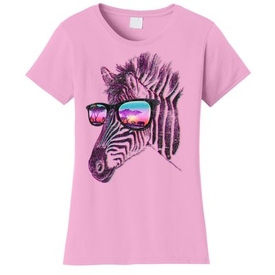 Retro 80s Zebra Shade Women's T-Shirt