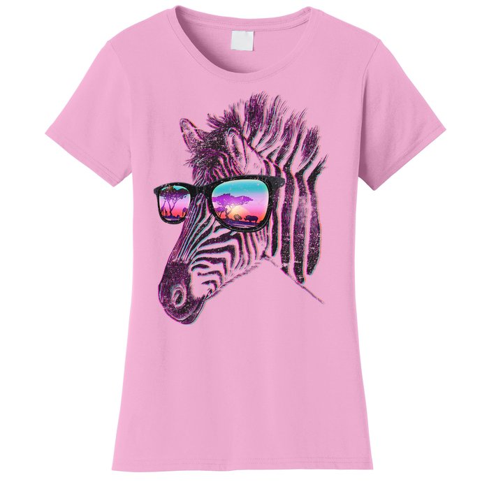 Retro 80s Zebra Shade Women's T-Shirt