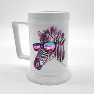 Retro 80s Zebra Shade Beer Stein