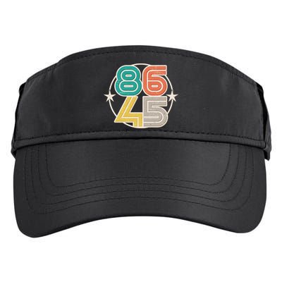 Retro 86 45 Impeach Trump Adult Drive Performance Visor