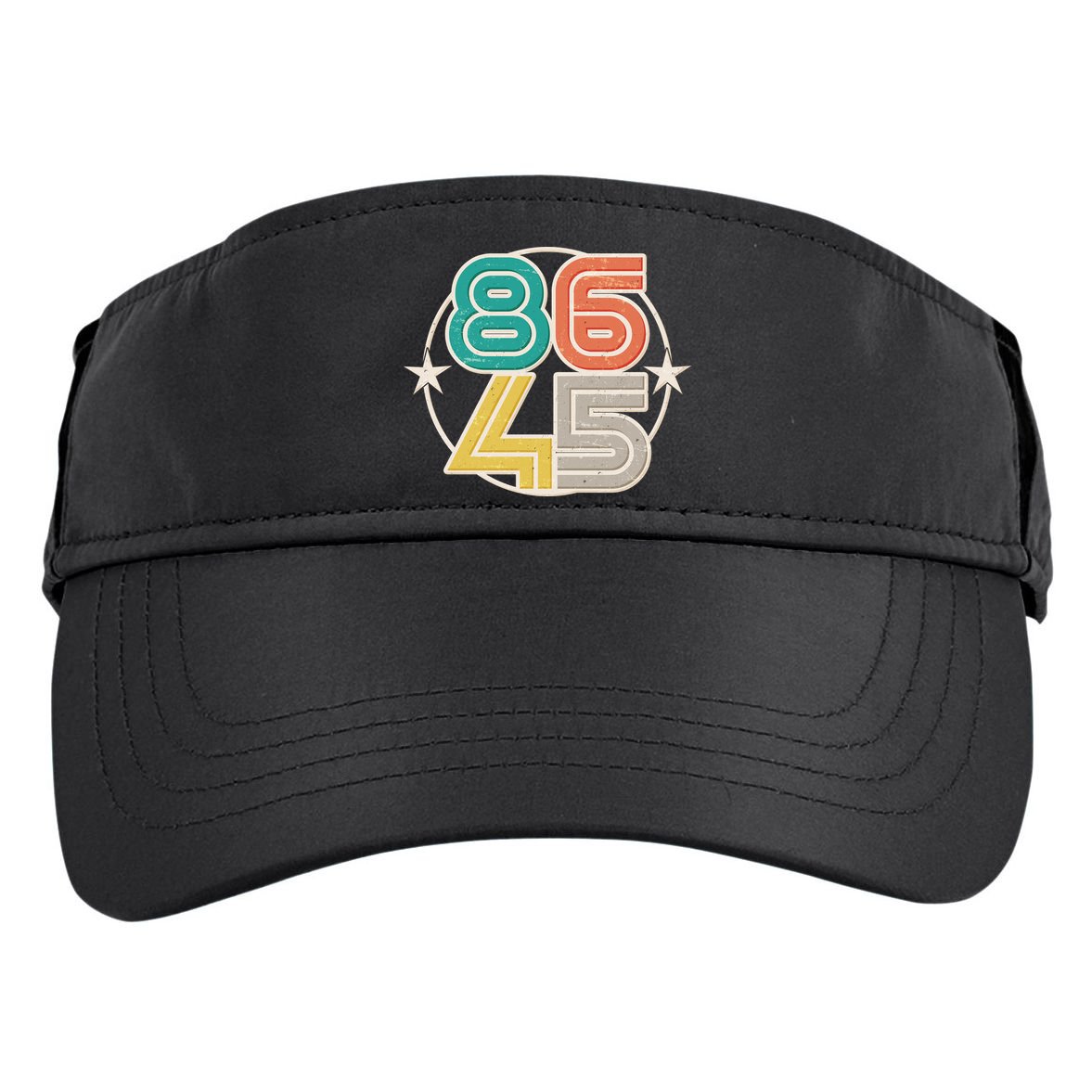 Retro 86 45 Impeach Trump Adult Drive Performance Visor