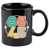 Retro 86 45 Impeach Trump 11oz C Handle Ceramic Mug