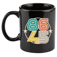 Retro 86 45 Impeach Trump 11oz C Handle Ceramic Mug