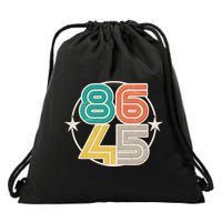 Retro 86 45 Impeach Trump Drawstring Bag