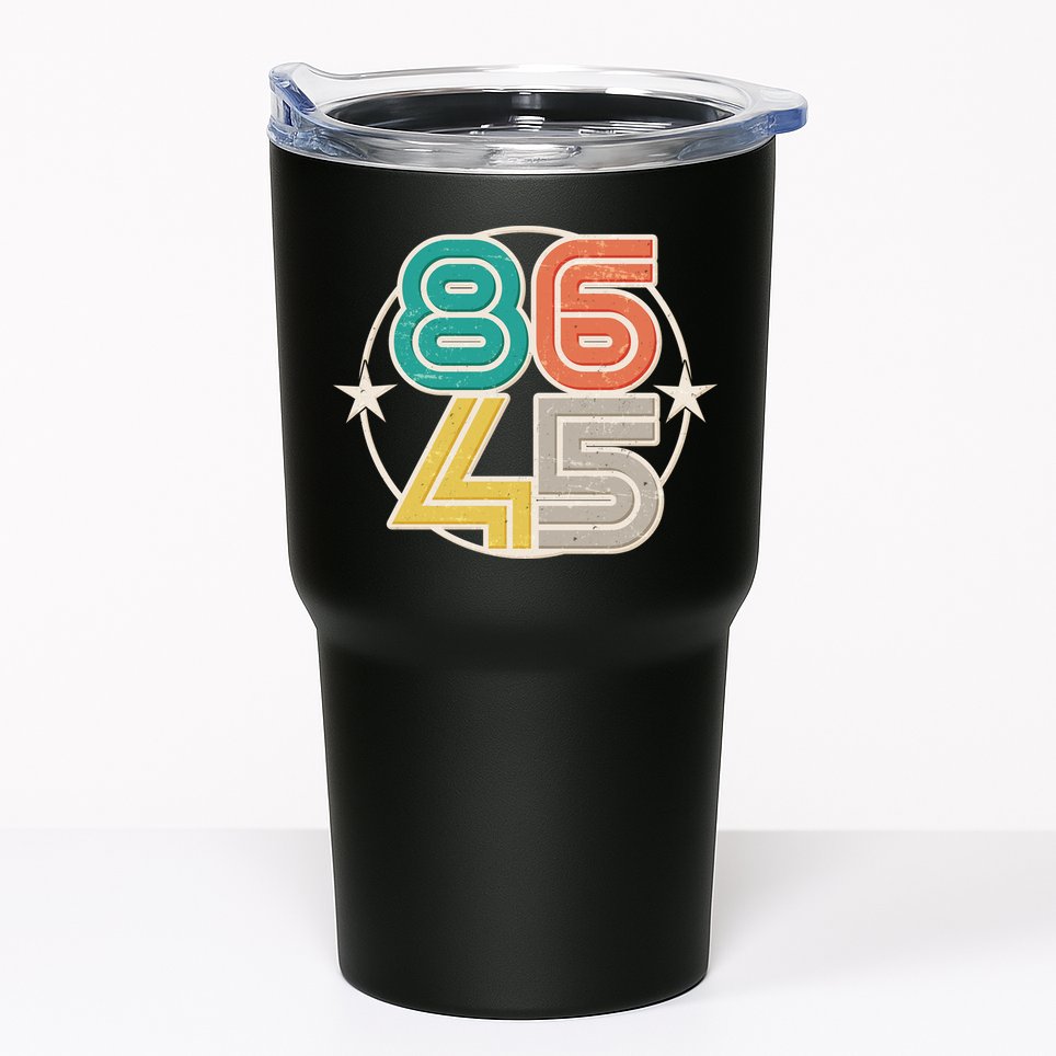 Retro 86 45 Impeach Trump Tumbler