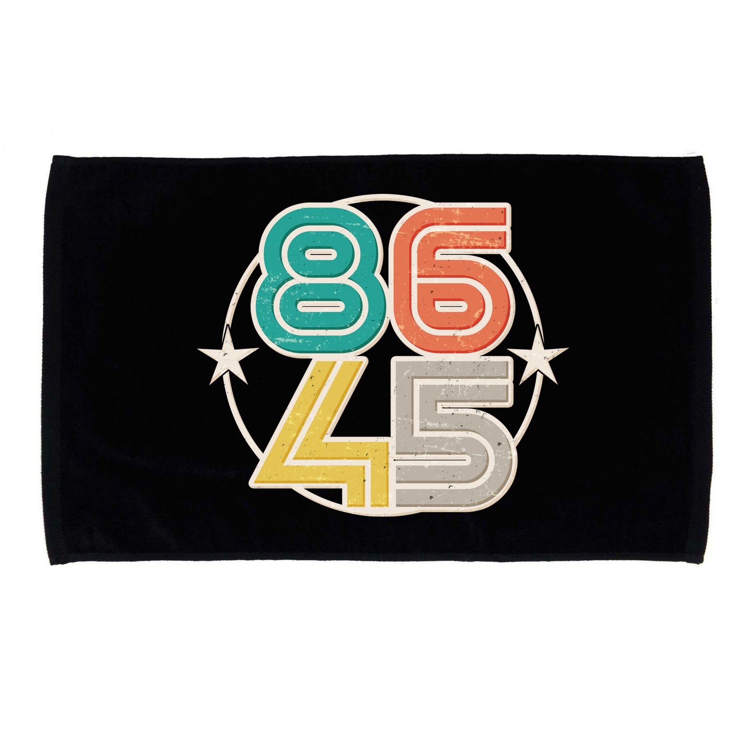 Retro 86 45 Impeach Trump Microfiber Hand Towel