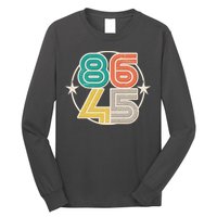 Retro 86 45 Impeach Trump Long Sleeve Shirt