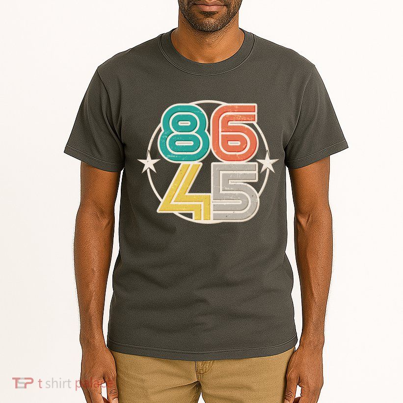 Retro 86 45 Impeach Trump Tall T-Shirt