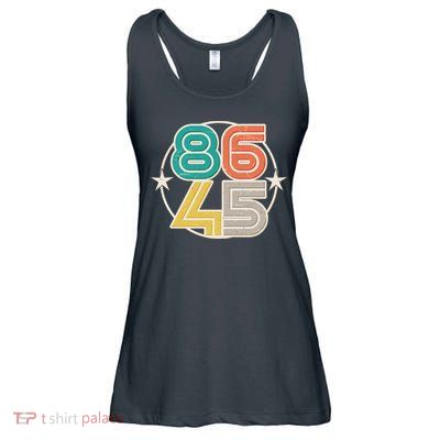 Retro 86 45 Impeach Trump Ladies Essential Flowy Tank