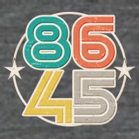 Retro 86 45 Impeach Trump Poster