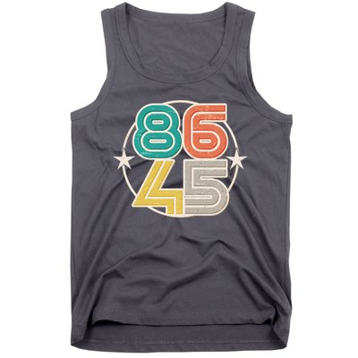 Retro 86 45 Impeach Trump Tank Top