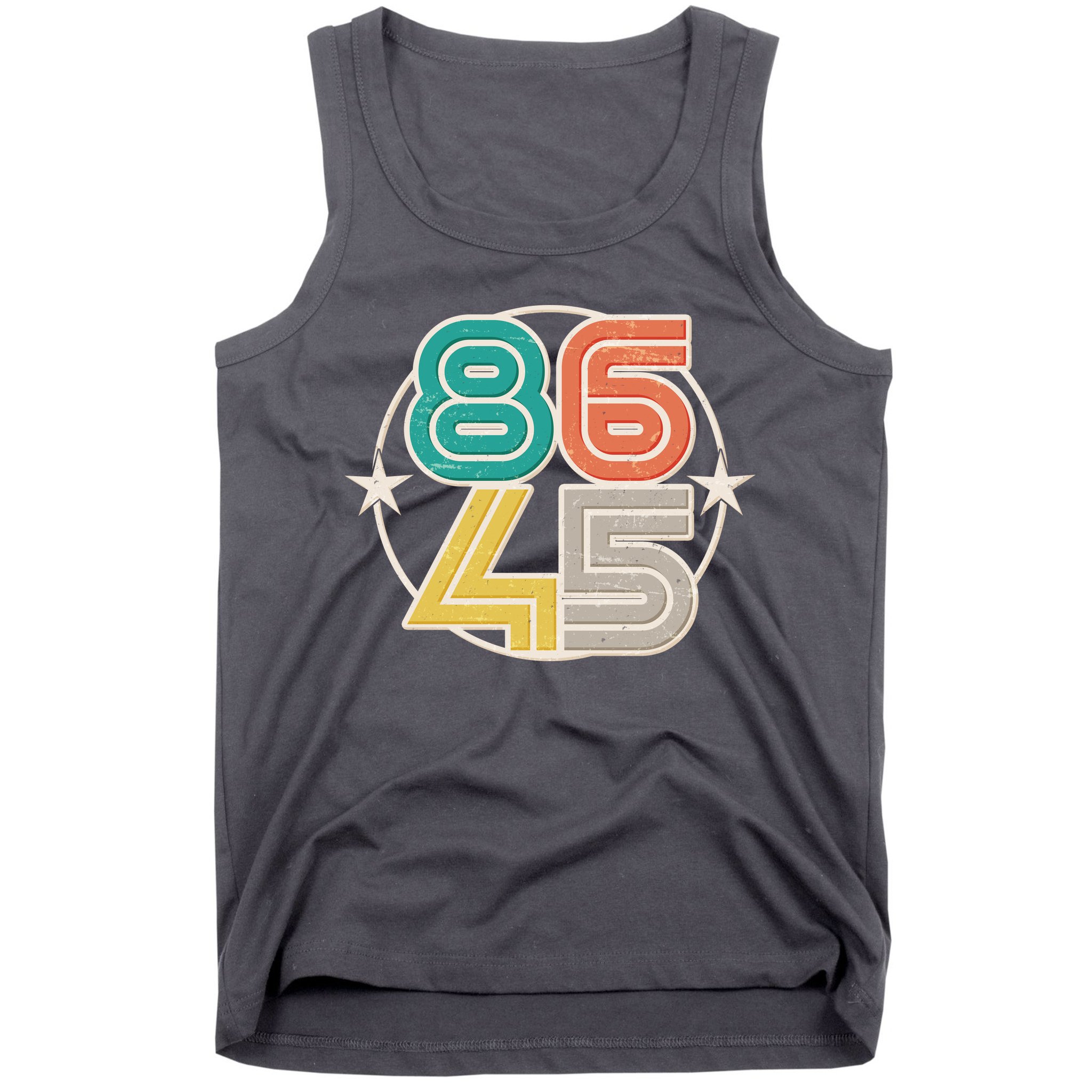 Retro 86 45 Impeach Trump Tank Top