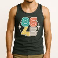 Retro 86 45 Impeach Trump Tank Top
