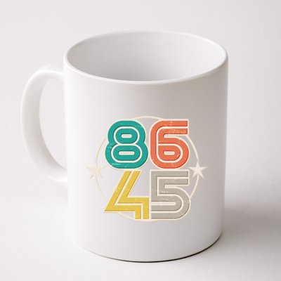 Retro 86 45 Impeach Trump Coffee Mug