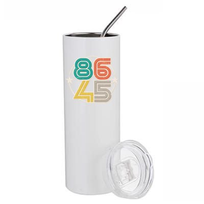 Retro 86 45 Impeach Trump Stainless Steel Tumbler