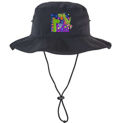 Retro 90's Basketball Dinosaurs Legacy Cool Fit Booney Bucket Hat