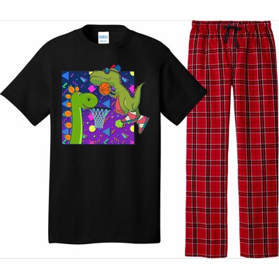 Retro 90's Basketball Dinosaurs Pajama Set