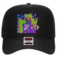 Retro 90's Basketball Dinosaurs Trucker Hat