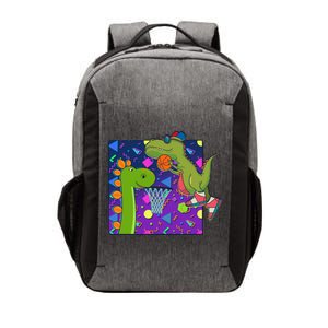 Retro 90's Basketball Dinosaurs Vector Backpack