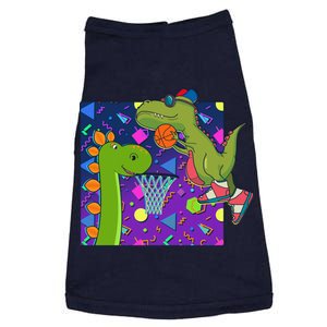 Retro 90's Basketball Dinosaurs Doggie Tank