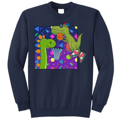 Retro 90's Basketball Dinosaurs Sweatshirt