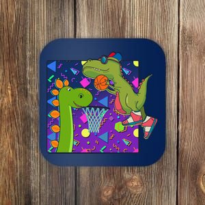 Retro 90's Basketball Dinosaurs Coaster