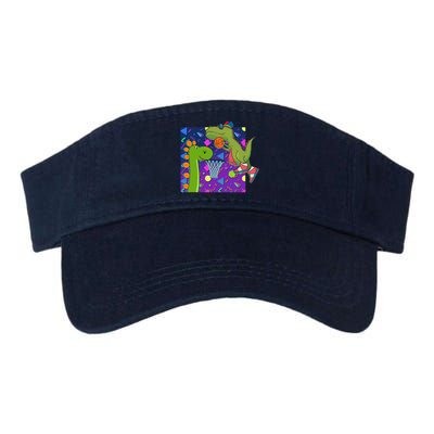 Retro 90's Basketball Dinosaurs Valucap Bio-Washed Visor