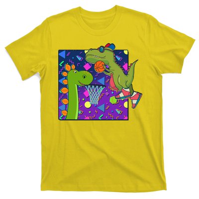 Retro 90's Basketball Dinosaurs T-Shirt