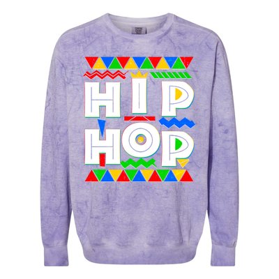 Retro 90's Hip Hop Colorblast Crewneck Sweatshirt