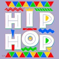 Retro 90's Hip Hop Colorblast Crewneck Sweatshirt