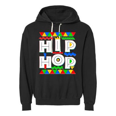 Retro 90's Hip Hop Garment-Dyed Fleece Hoodie
