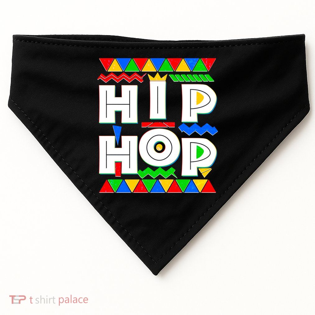 Retro 90's Hip Hop USA-Made Doggie Bandana