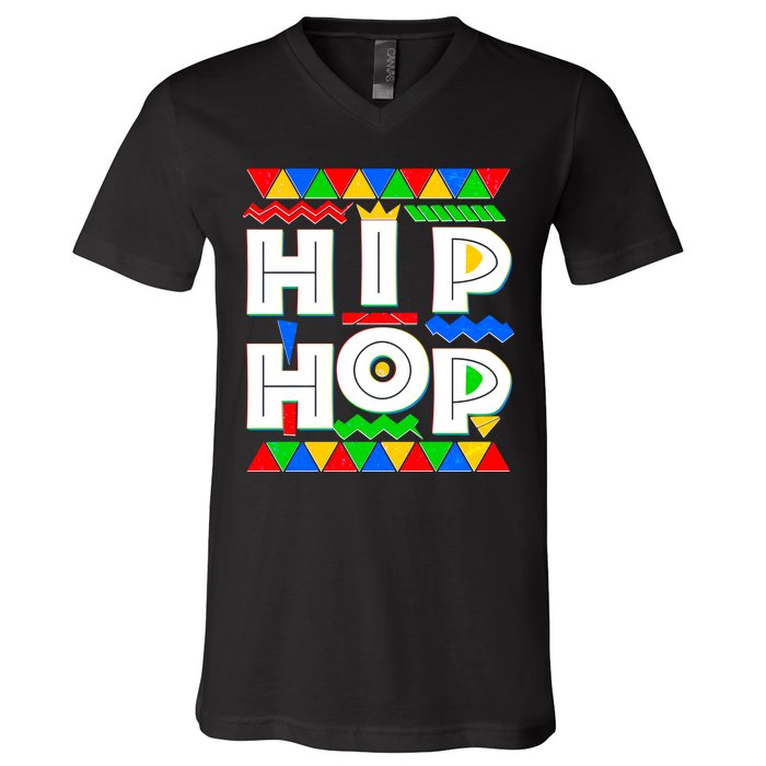 Retro 90's Hip Hop V-Neck T-Shirt