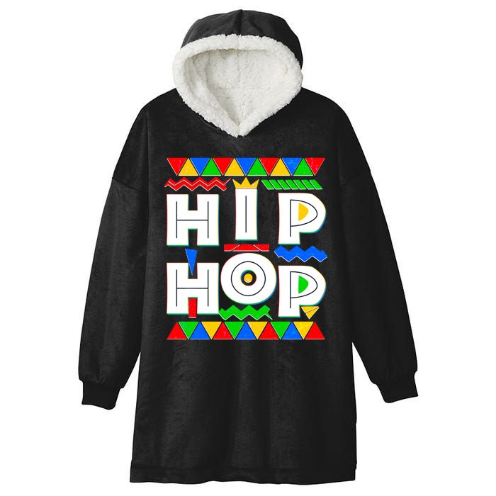 Retro 90's Hip Hop Hooded Wearable Blanket