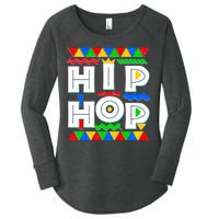 Retro 90's Hip Hop Women's Perfect Tri Tunic Long Sleeve Shirt