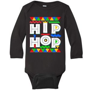 Retro 90's Hip Hop Baby Long Sleeve Bodysuit