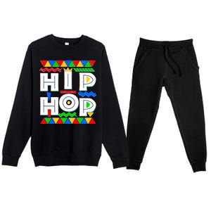 Retro 90's Hip Hop Premium Crewneck Sweatsuit Set