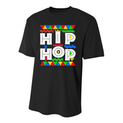 Retro 90's Hip Hop Youth Performance Sprint T-Shirt