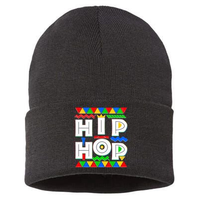 Retro 90's Hip Hop Sustainable Knit Beanie