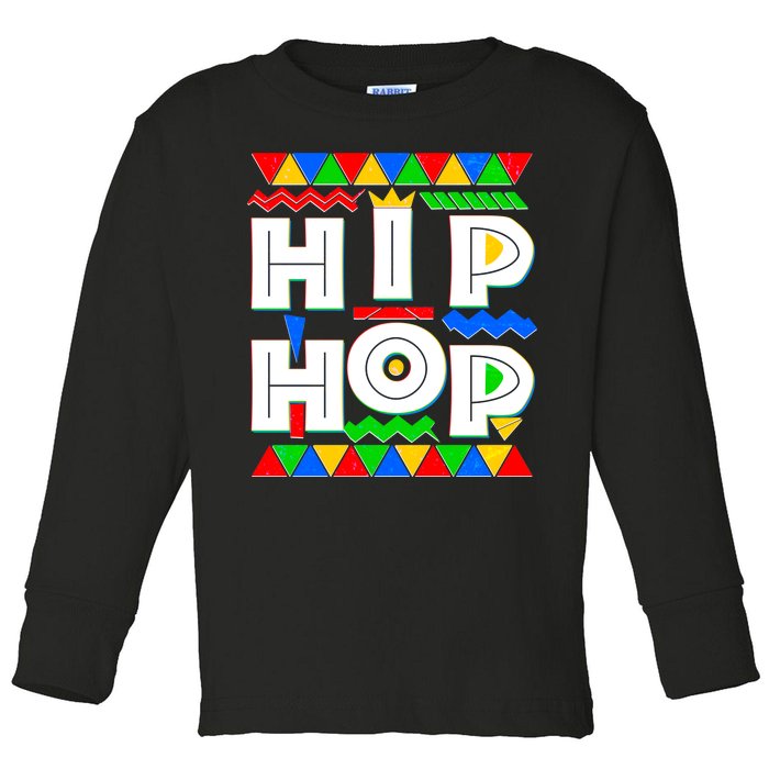 Retro 90's Hip Hop Toddler Long Sleeve Shirt