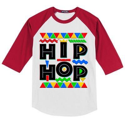 Retro 90's Hip Hop Kids Colorblock Raglan Jersey