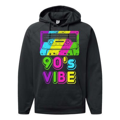 Retro 90's Vibe Vintage Performance Fleece Hoodie