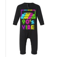 Retro 90's Vibe Vintage Infant Fleece One Piece