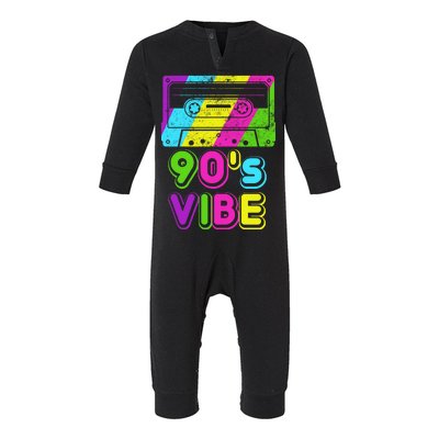 Retro 90's Vibe Vintage Infant Fleece One Piece