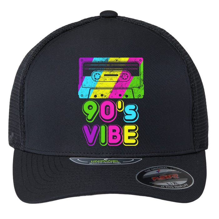 Retro 90's Vibe Vintage Flexfit Unipanel Trucker Cap