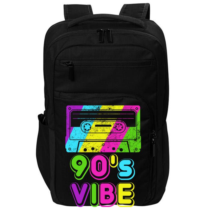 Retro 90's Vibe Vintage Impact Tech Backpack