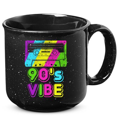 Retro 90's Vibe Vintage 15oz Campfire Ceramic Mug